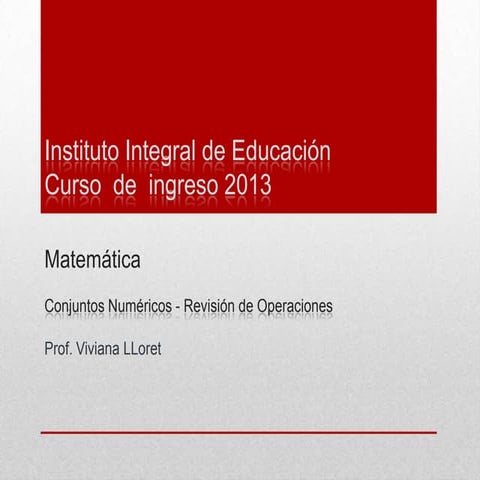 Curso ingreso  iide
