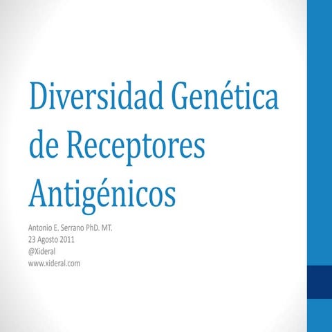 Curso Inmunologia 07 Diversidad Genetica