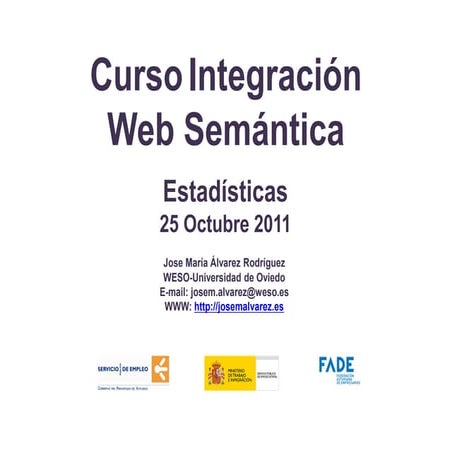 Curso Integración Web Semántica Estadísticas