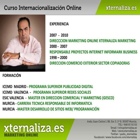 Curso internacionalizacion marketing online - SEO , SEM