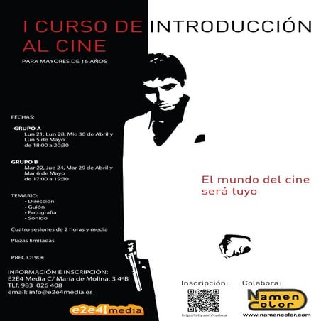 Curso de Introducción al Cine Abril 2014