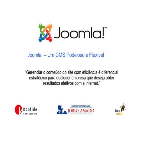 Curso de Joomla! na UniJorge - Salvador - 1 de Agosto de 2008