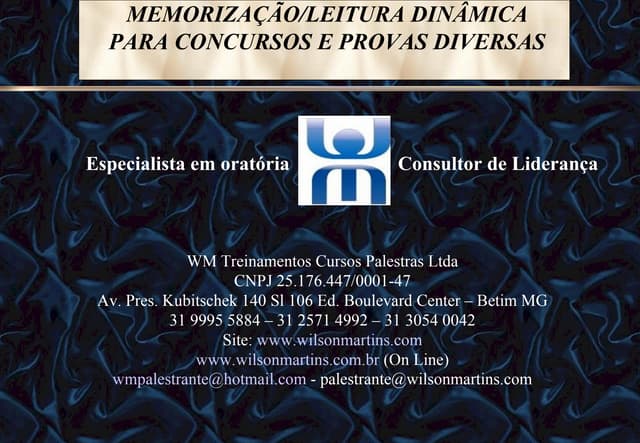  Curso Memorização para concursos e...