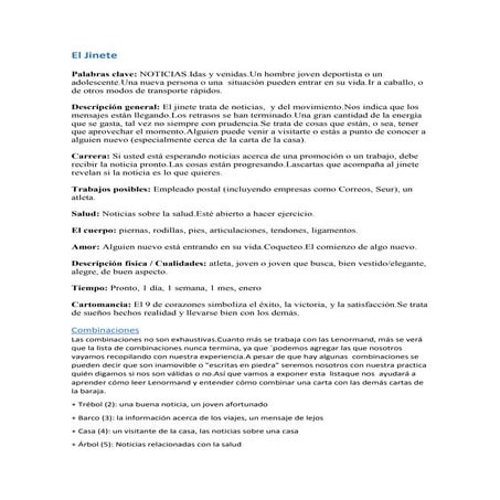 Curso Lenormand del  foro  astarte