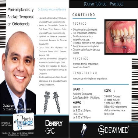 Curso Mini Inserción de tornillos / setiembre 2012