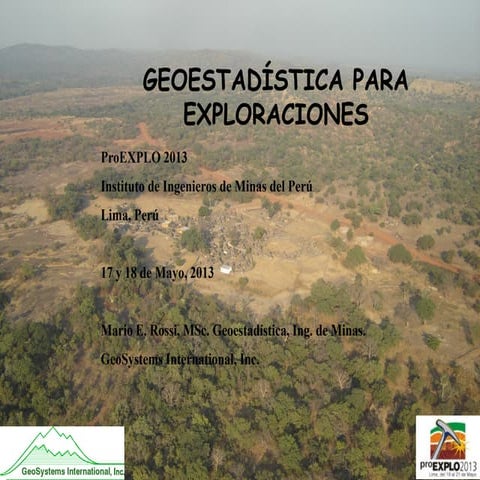 MUESTREO EN EXPLORACIONES