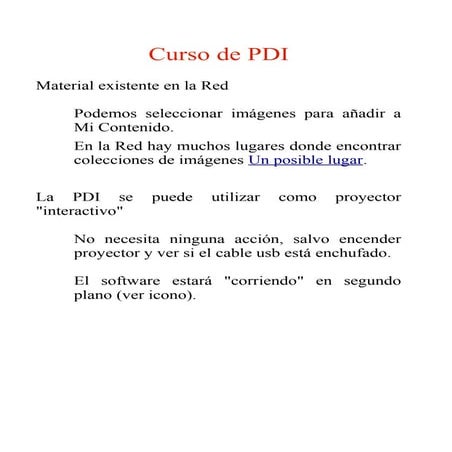 Curso pizarra digital interactiva