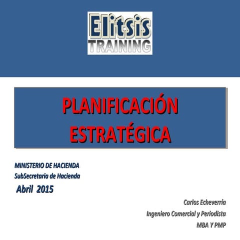 Curso planificacion estrategica desarrollo