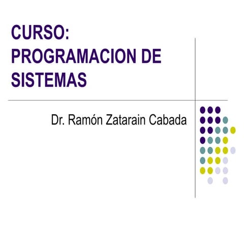 Curso prog sist