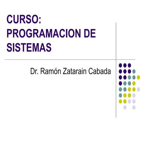 Curso prog sist