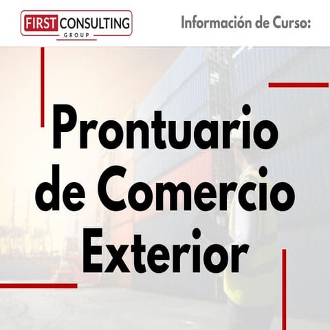 Curso Prontuario de Comercio Exterior