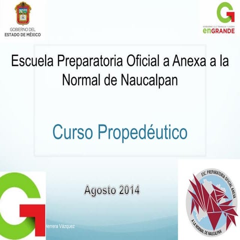 Curso propedéutico de Redacción y Ortografía