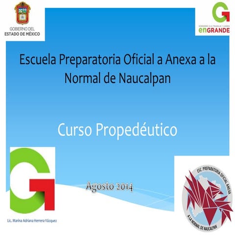 Curso propedéutico de Redacción y Ortografía