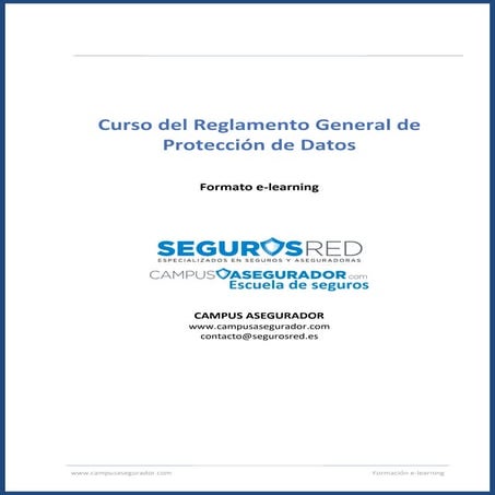 Curso del Reglamento General de Protección de Datos | PDF