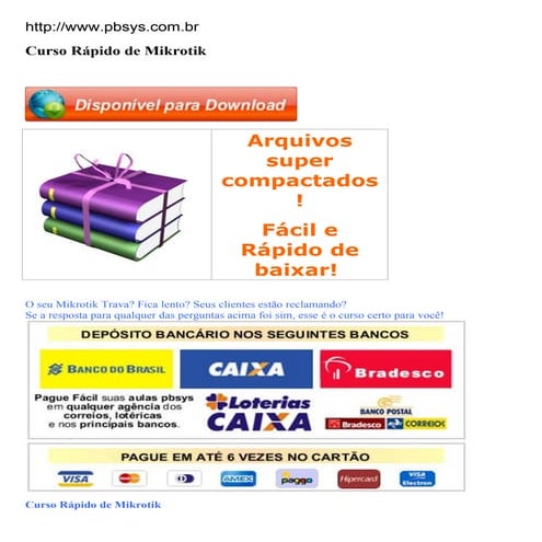 Curso rápido de mikrotik