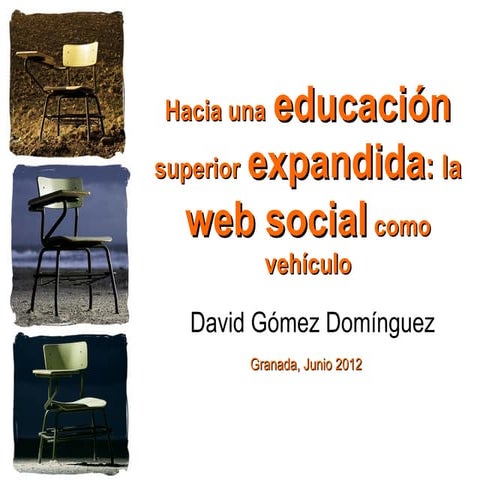 Hacia una educación superior expandida: la web social como vehículo
