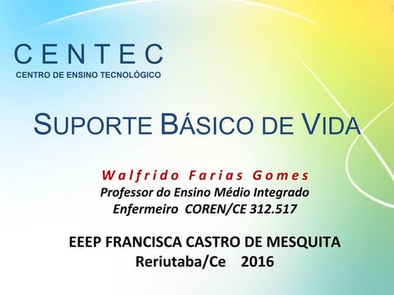 TABELA de Sinais Vitais - EEEP WALFRIDO 2017 | PDF