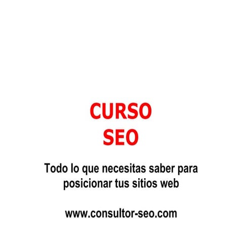 Cursoseo