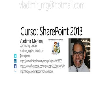 Curso SharePoint 2013 overview