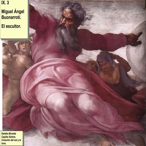 Miguel Ángel escultor