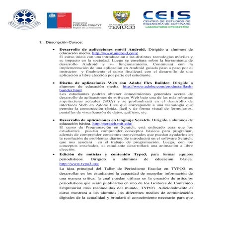 Cursos verano   explora