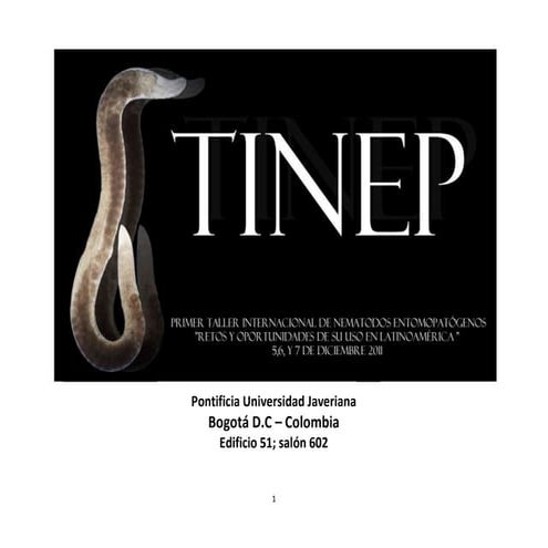 Curso taller en nematodos erntomopatogenos