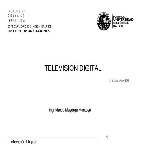 CURSO DE TDT EN PERU