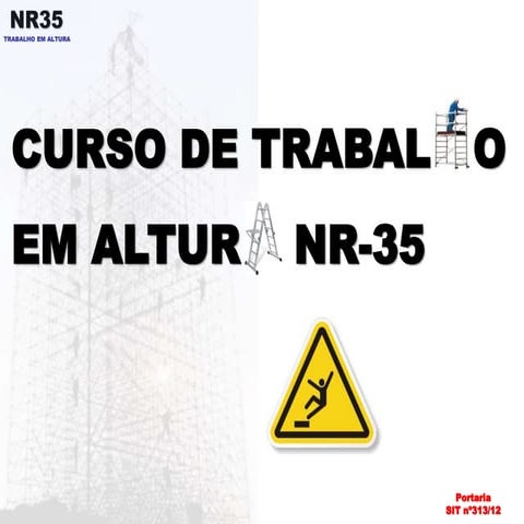 Curso trabalho em altura wel