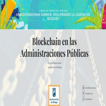Blockchain en las Administraciones Públicas