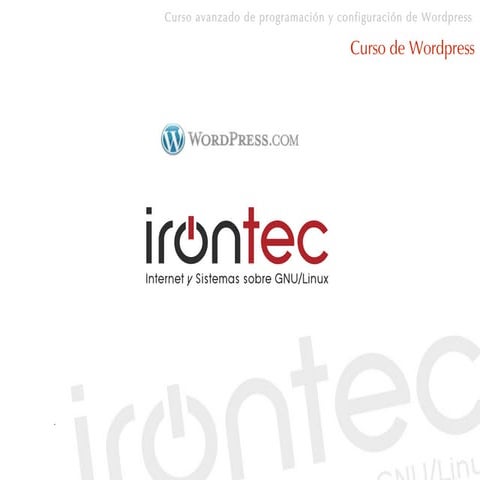 Curso avanzado de programación y configuración de Wordpress