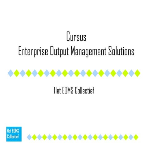 Cursus Enterprise Output Management Solutions (EOMS)