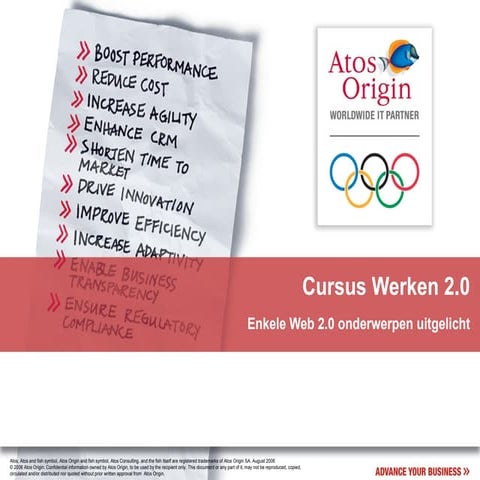 Cursus Werken 2.0