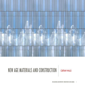 Curtain walls - As construction material