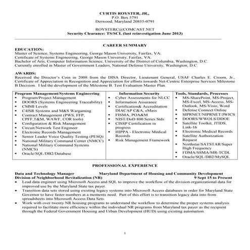 Curtis Resume | DOC