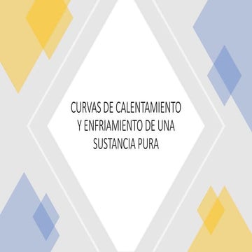 Curvas de calentamiento y enfriamiento