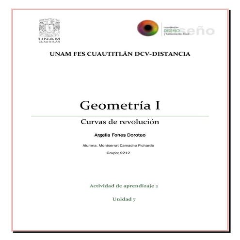 Curvas de revolución
