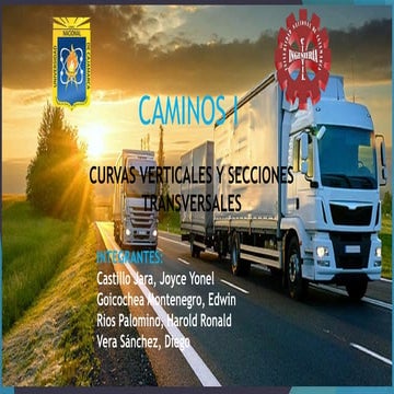 Curvas verticales en el diseño de carreteras