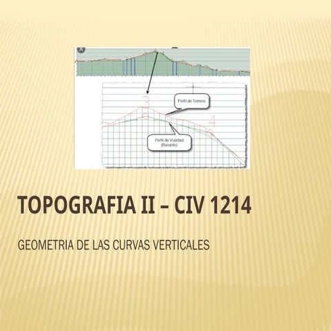 Curvas verticales simetricas y asimetricas