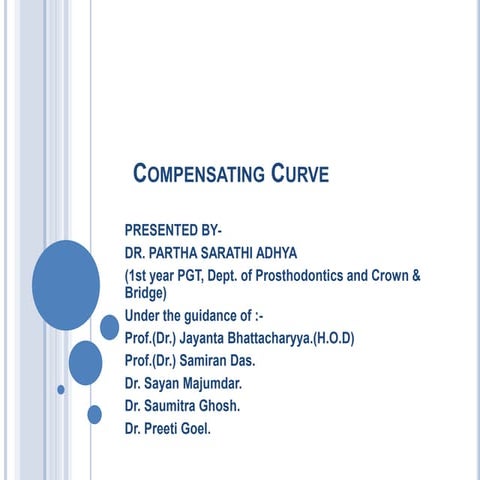 Compensating Curves in Prosthodontics