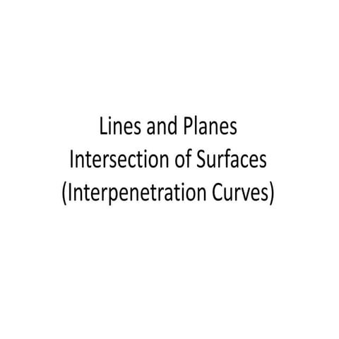 Curves of Intersection.ppt