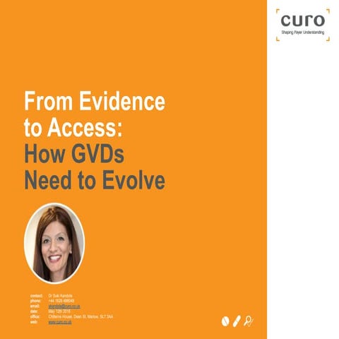 How GVDs Need to Evolve