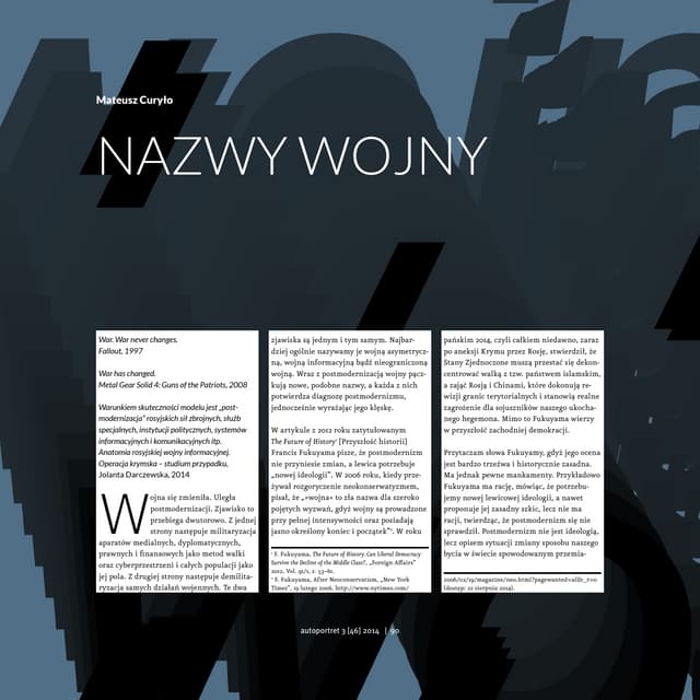 Mateusz Curyło, Nazwy wojny