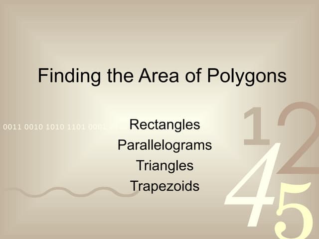 Polygons