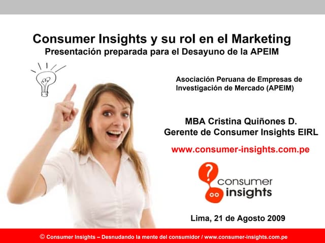 Consumer Insights en el Marketing: ...