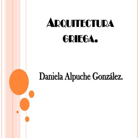 Arquitectura griega 