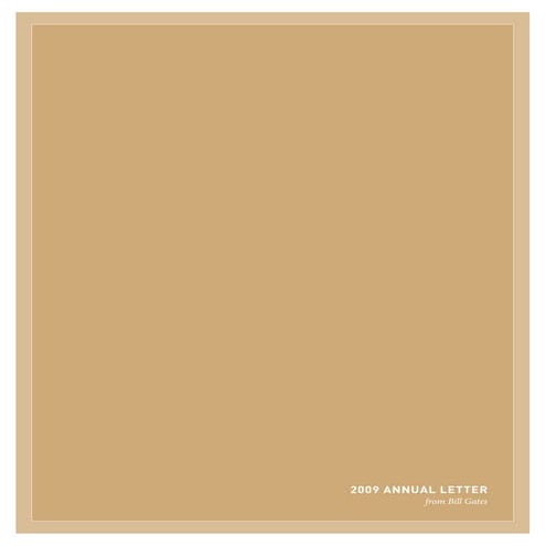 Годовой отчет фонда Билла и Мелинды Гейтс