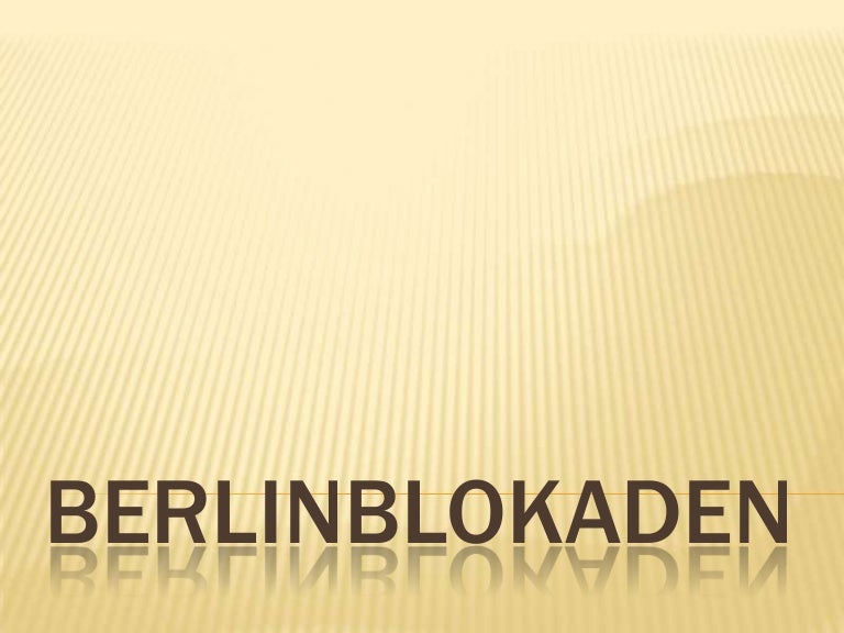 Berlinblokaden