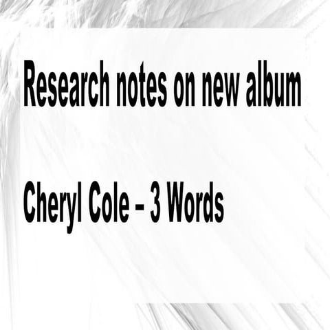 Album Cover - Research