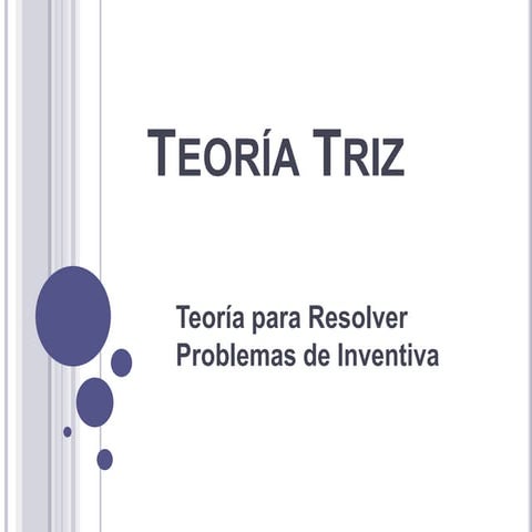 Diapositivas Teoria Triz