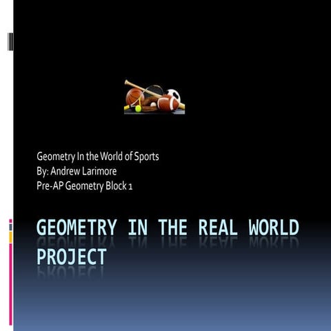Geometry In the Real World Project/ Mrs. Sykes this is the right one! Watch t...